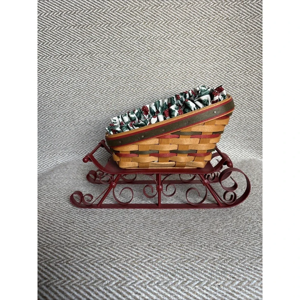 Longaberger sleigh baskets